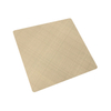 Gold Champagne Bronze Color Cross Hairline Decorative Stainless Steel Sheet for Interior Construction
