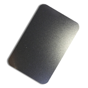 PVD Color Coating Bead Blasted Stainless Steel Sheets Design Metal Sheets for Skirting Board Decoration