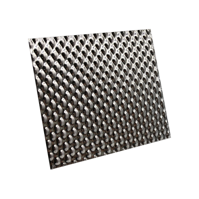 China Grand 304 5wl 6wl Checkered Embossed Stainless Steel Sheet Processing Customization