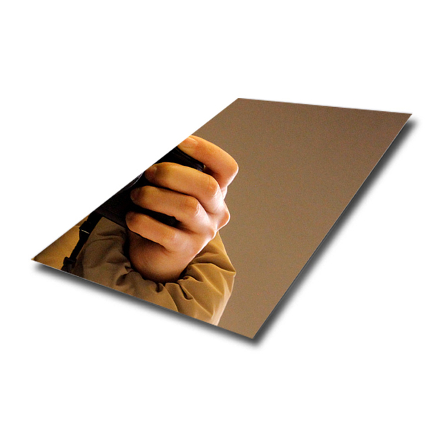 201 304 316 Series Mirror Gold Color Coated Golden Coating Decorative Stainless Steel Sheet and Plate 201 Stainless Steel 